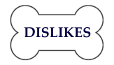 DISLIKES